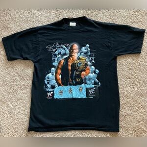 WWF Rare Stone Cold Steve Austin 1998 Vintage T-Shirt Large 90s Wild Oats